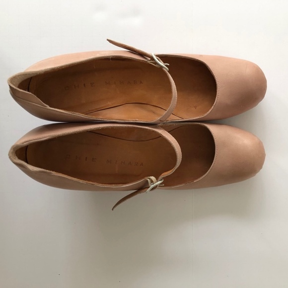 Chie MIhara high heeled shoes with strap. dusty pink. size 9 - Picture 6 of 7